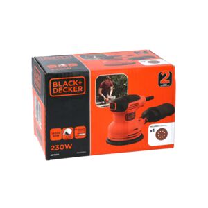 Black+Decker 230W Electric Random Orbit Sander Orange and Black BEW210-GB